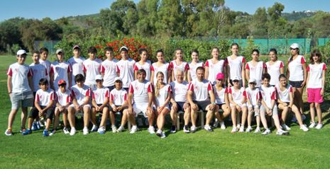 Επίλεκτοι αθλητές τένις της ΑΕΚ Τρίπολης στο Kyllini Beach Resort