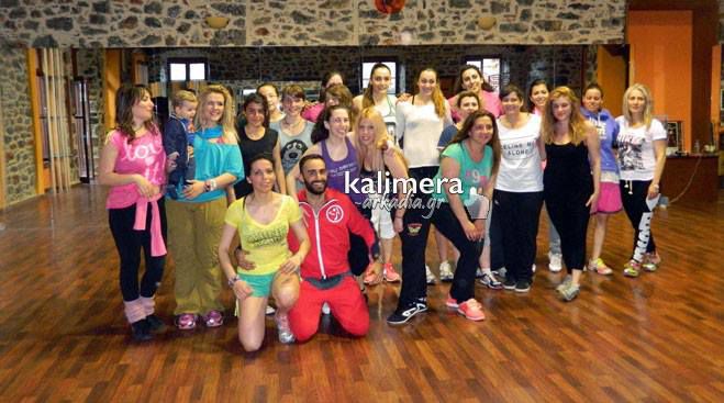 Επιτυχημένο το zumba fitness master class – Στο «Καλημέρα Αρκαδία» μίλησε ο χορευτής του Dancing Β. Χολέβας! (vd)!