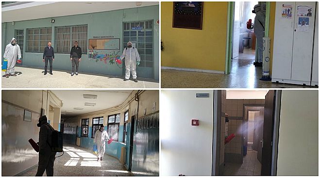 Εντατικές απολυμάνσεις στα Λύκεια του Δήμου Τρίπολης | Τζιούμης: «Διασφαλίζουμε στο μέγιστο βαθμό συνθήκες υγιεινής των μαθητών και καθηγητών»