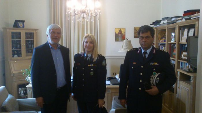 Με τη νέα ηγεσία της Αστυνομίας στην Πελοπόννησο συναντήθηκε ο Περιφερειάρχης