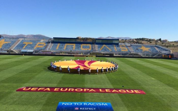 Πρόβα με το σεντόνι του Europa League στο γήπεδο του Αστέρα (vd)!