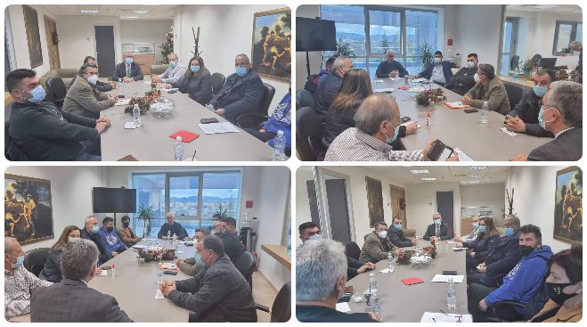 Για αναγκαία έργα σε χωριά του Δήμου Τρίπολης συζήτησαν Λαμπρόπουλος και Πρόεδροι Κοινοτήτων