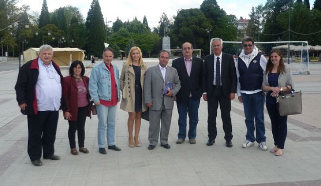 Με δημοσιογράφους από ΜΜΕ της Αθήνας συναντήθηκε ο Γιάννης Σμυρνιώτης