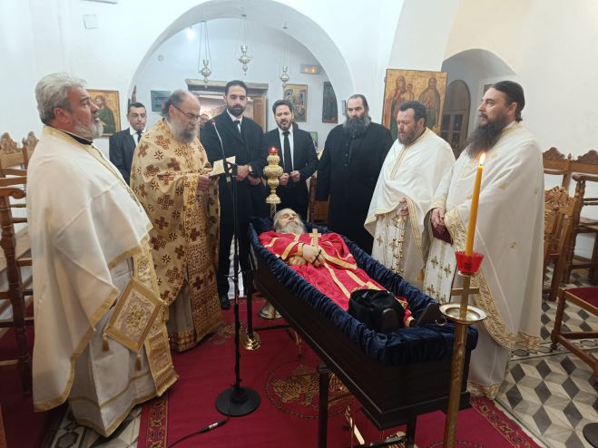 Καστριτοχώρια | Η κηδεία του Ιεροδιακόνου Νείλου στη Μονή Τιμίου Προδρόμου (εικόνες)
