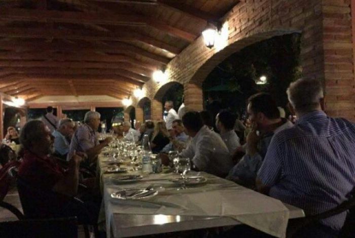 Γεννηματά: Το δείπνο στην Τρίπολη μετά την ομιλία (εικόνες)