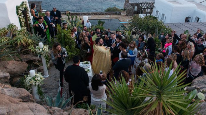Κουμπάρος στο γάμο της Σίσσυς Φειδά ο Οδυσσέας Κωνσταντινόπουλος! (εικόνες)