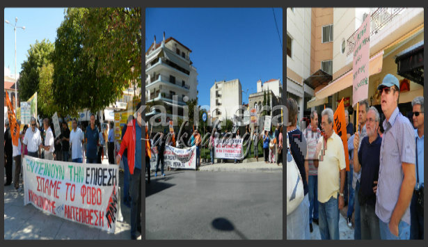 Εκπαιδευτικοί από όλη την Πελοπόννησο διαμαρτυρήθηκαν στην Τρίπολη για τις απολύσεις (vd)