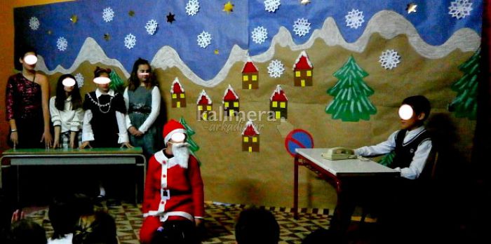 Θεατρικές παραστάσεις σε Χριστουγεννιάτικο κλίμα από τους μαθητές της Κοντοβάζαινας! (εικόνες)