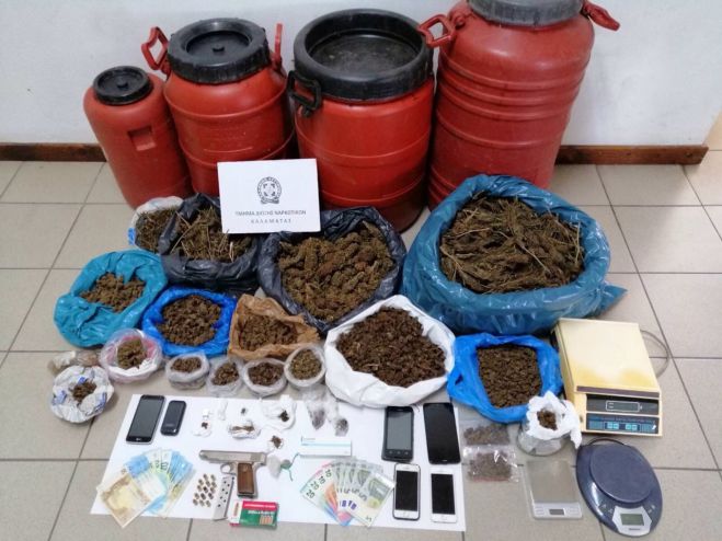 Εγκληματική οργάνωση διακινούσε ναρκωτικά σε περιοχές της Αργολίδας, Κορινθίας και Λακωνίας (εικόνες)