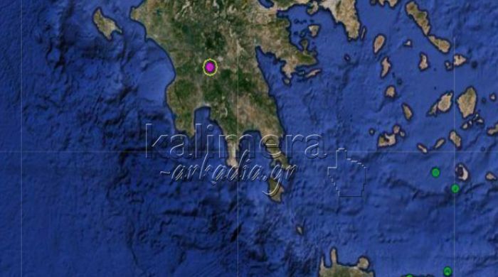 Σεισμός κοντά στα 3 ρίχτερ κοντά στην Τρίπολη!