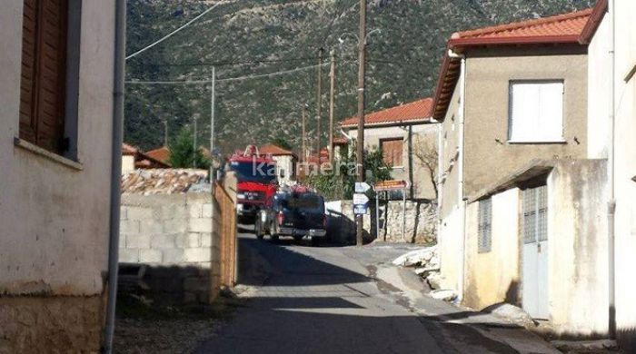 Έκρηξη με τρεις τραυματίες στο χωριό Σάγκα (εικόνες)