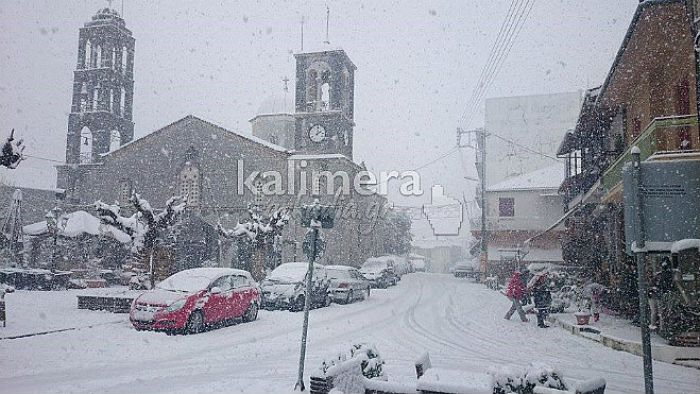 Η πανέμορφή χιονισμένη Βυτίνα μέσα από εικόνες!