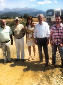 Συνάντηση με τον δήμαρχο Τρίπολης Ι. Σμυρνιώτη για το θυρόφραγμα στον κάμπο της Βλαχέρνας
