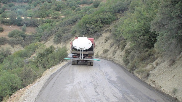 Ολοκληρώνονται τα έργα στον δρόμο για το ορεινό Κορακοβούνι (vd)