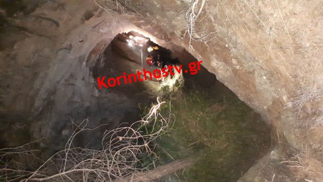 Τραγωδία στο Λουτράκι με τέσσερις νεκρούς σε σπηλιά (vd)