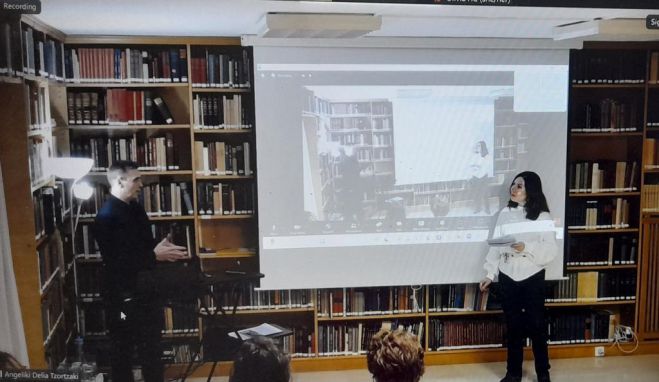 Παρουσίαση του εκπαιδευτικού προγράμματος Roadiki του Γυμνασίου Τεγέας στο Νορβηγικό Ινστιτούτο Αθηνών