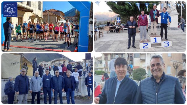 Αγώνες δρόμου στο Λεβίδι | Τζιούμης: «Τιμάμε την ένδοξη Ιστορία μας, αναδεικνύουμε την αξία του αθλητισμού» (εικόνες)