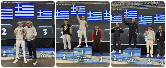 Δυο αθλητές του kickboxing από την Combat Team Tripolis στο Athens challenge tournament!