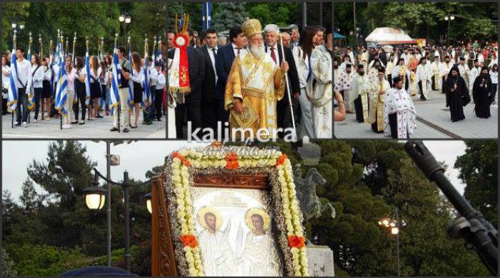 Η Τρίπολη έβαλε τα γιορτινά της για τους Πολιούχους της (εικόνες και βίντεο)!