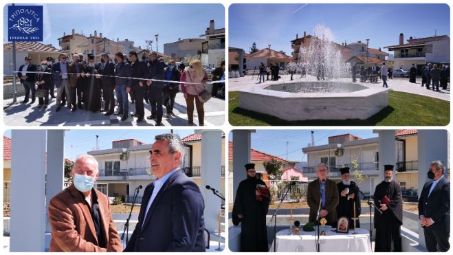 Εγκαινιάστηκε πλατεία στην Τρίπολη | Τζιούμης: «Είναι μια πολύ σημαντική ημέρα για τον ιστορικό συνοικισμό Κολοκοτρώνη» (εικόνες)