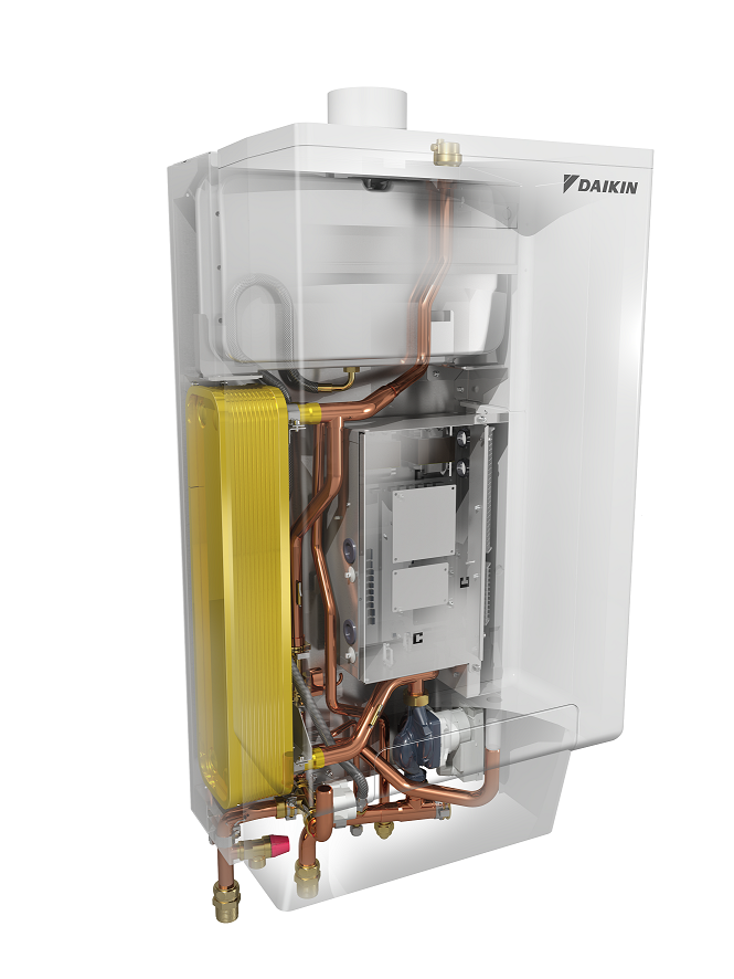 Daikin Altherma hybrid heat pump cut open 2 Product pictures 1 1