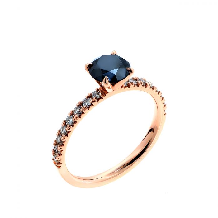 monopetro daxtylidi roz xrysos k18 me mayro leyka diamantia sku43902 1 4209 700x700