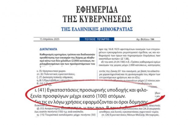 Αυτό το μέλλον σχεδιάζουν για την Αρκαδία | ΦΕΚ ανοίγει το δρόμο για δομές προσφύγων σε 248 χωριά – Μπορούν να φέρουν μέχρι 24.800 πρόσφυγες!