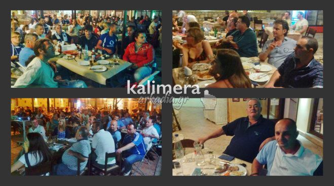 Στενοχωρημένοι για τον αποκλεισμό αλλά περήφανοι για την ομάδα οι φίλοι της Εθνικής στην Τρίπολη! (vd)