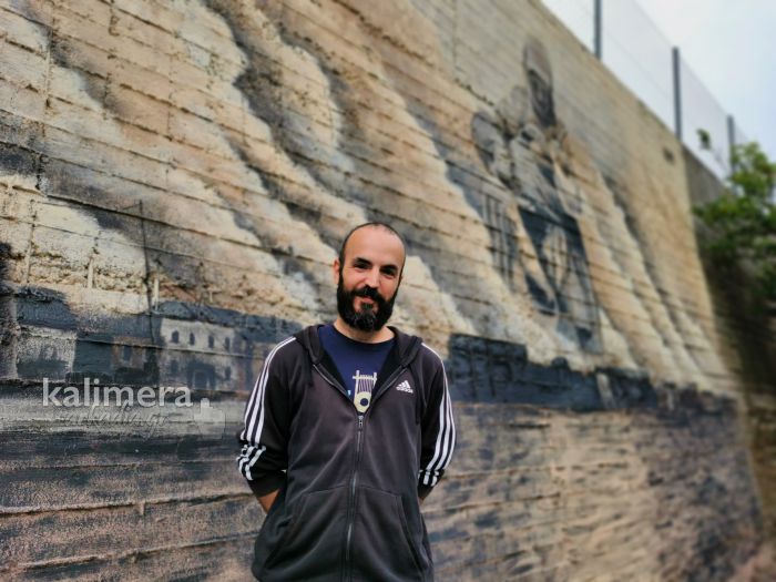 Θάνος Καντζάβελος | Ο δημιουργός του συγκινητικού έργου τέχνης στο γήπεδο Φιλικών μιλά στο «Καλημέρα Αρκαδία» (vd)
