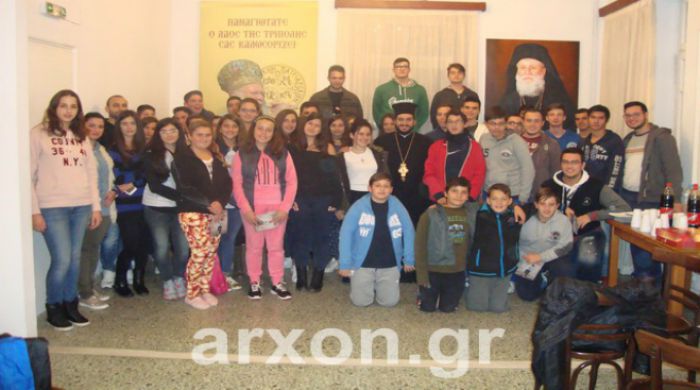 &Eta; &tau;&omicron;&pi;&iota;&kappa;ή &Epsilon;&kappa;&kappa;&lambda;&eta;&sigma;ί&alpha; &sigma;&tau;&omicron; &rho;&upsilon;&theta;&mu;ό &tau;&eta;&sigmaf; &Nu;&epsilon;&omicron;&lambda;&alpha;ί&alpha;&sigmaf; (&epsilon;&iota;&kappa;ό&nu;&epsilon;&sigmaf;)