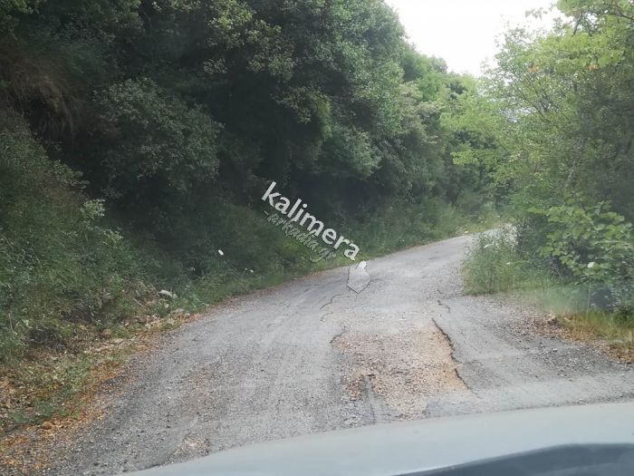 Σε κακή κατάσταση ο δρόμος από το Ελληνικό προς την Ιερά Μονή Τιμίου Προδρόμου (εικόνες)