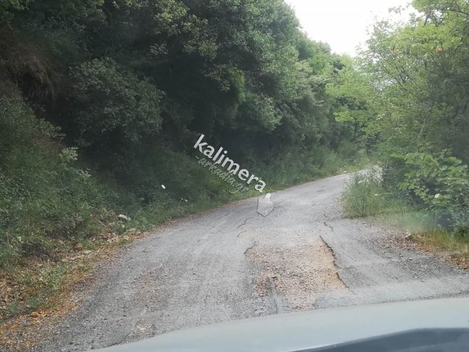 Σε κακή κατάσταση ο δρόμος από το Ελληνικό προς την Ιερά Μονή Τιμίου Προδρόμου (εικόνες)