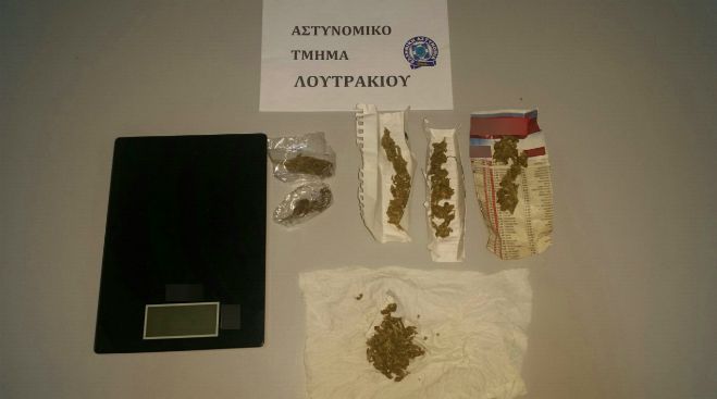 Συνελήφθη 33χρονος για ναρκωτικά στο Λουτράκι