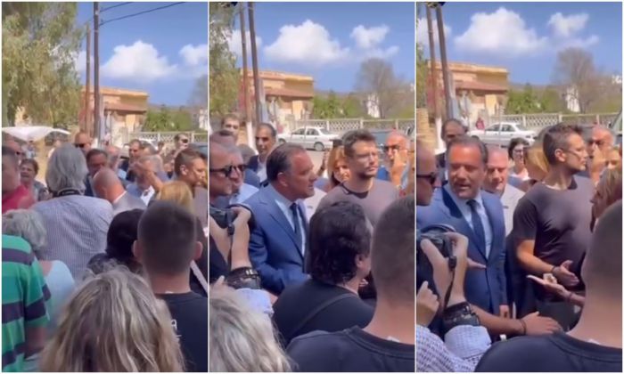 "Γελοίε, ξεπουλητάρι" | «Έκραξαν» τον Άδωνι Γεωργιάδη στη Λέρο (vd)
