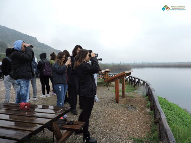 Στη λιμνοθάλασσα Μουστού πήγαν 120 φοιτητές από το Πανεπιστήμιο της Πάτρας! (εικόνες)