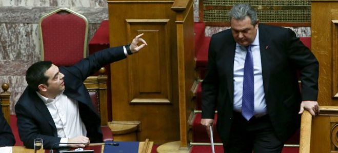 Καμμένος: &quot;Είστε ψυχρός εκτελεστής&quot; | Τσίπρας: &quot;Είστε ένας νέος Αντώνης Σαμαράς&quot; (vd)
