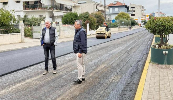 Τρίπολη | Συνεχίζονται οι ασφαλτοστρώσεις στις οδούς "Δούνια", "ΟΗΕ" και "Σούτσου"