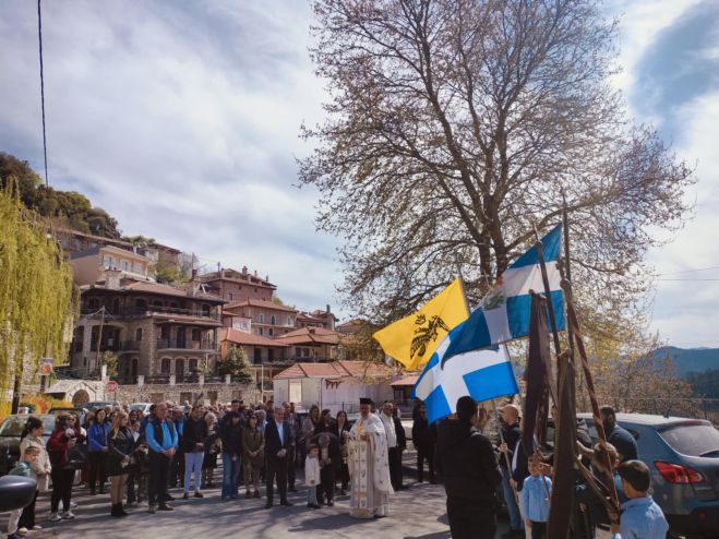 Η περιφορά Εικόνας του Αγίου Γεωργίου στο Βαλτεσινίκο (vd)