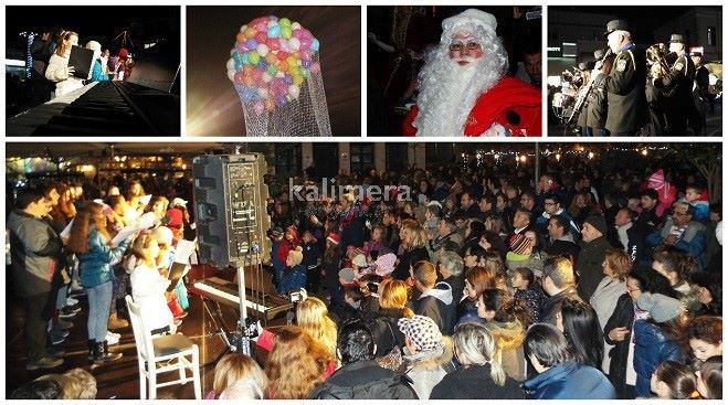 «Πλημμύρισε»  κόσμο, χριστουγεννιάτικα τραγούδια και μελωδίες η &quot;Πετρινού&quot;! (vd)