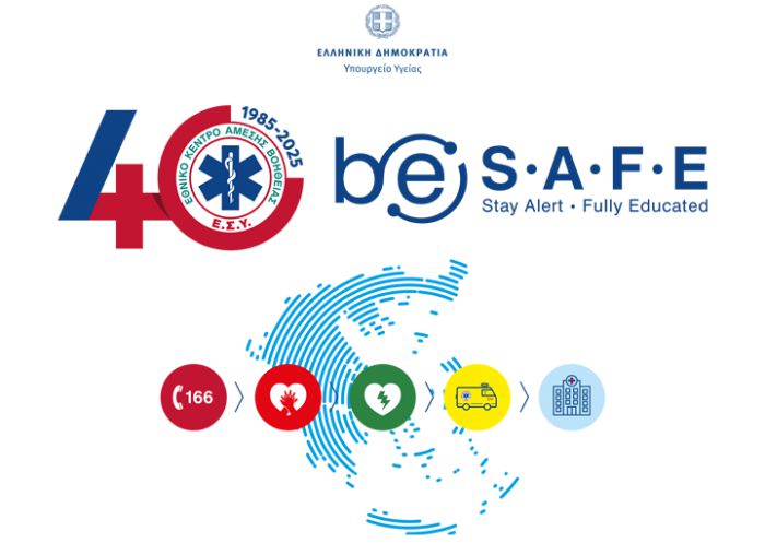 ΕΚΑΒ be S.A.F.E. - Πανελλήνια Εβδομάδα Εκπαίδευσης και Πρόληψης 2025 στην Τρίπολη