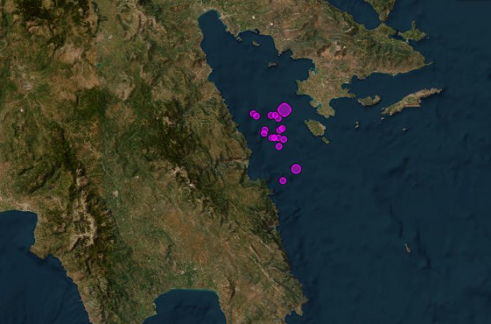 Εννέα μικροί μετασεισμοί ανοιχτά του Λεωνιδίου!