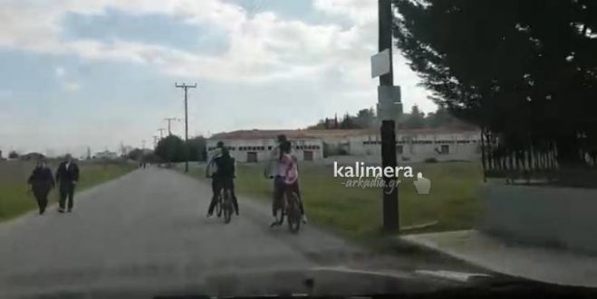 Ποδήλατο, χαλαρό περπάτημα και τρέξιμο σε δρόμους της Τρίπολης (vd)