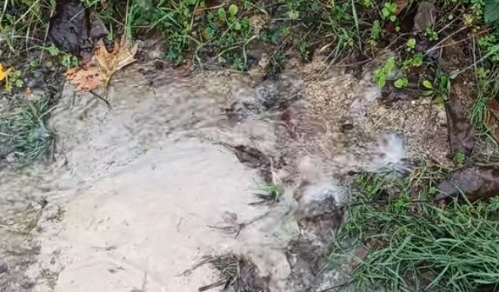 Σοβαρή βλάβη σε αγωγό νερού στο Λυκούρεση Γορτυνίας (vd)