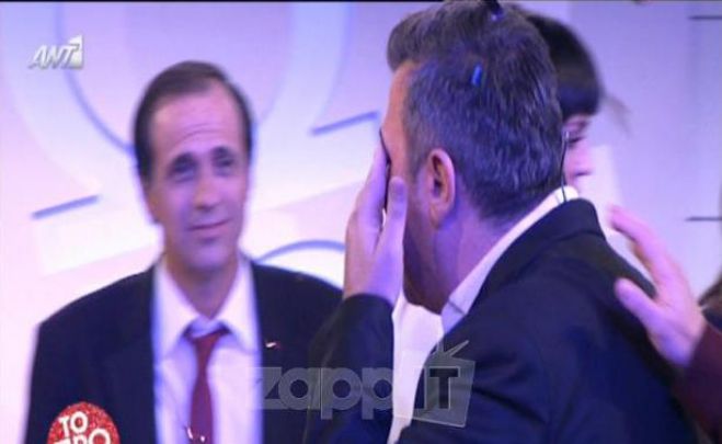 Ο τραυματισμός του Αντώνη Ρέμου στο show του ΑΝΤ1! (vd)