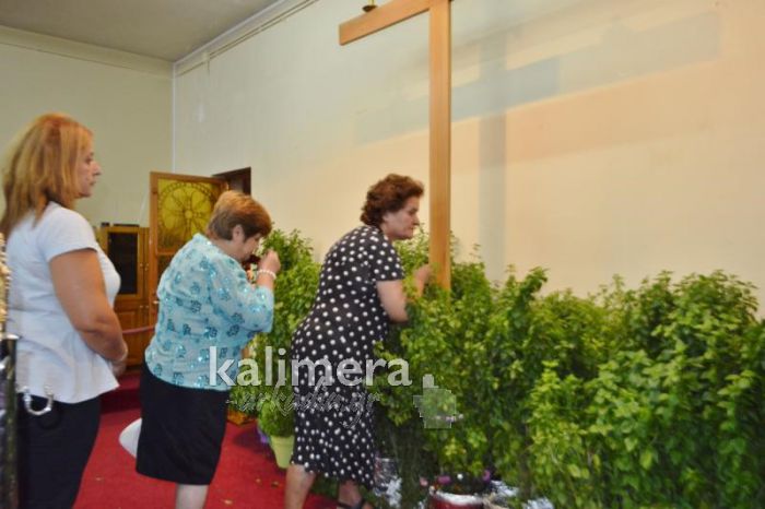 Εσπερινός για την Ύψωση του Τιμίου Σταυρού στην Τρίπολη (εικόνες – βίντεο)