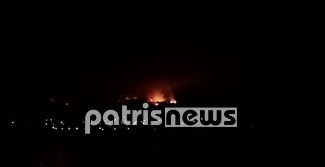 Σε πύρινο κλοιό χωριά της Ολυμπίας | Ολονύχτια μάχη με τις φλόγες – Στην φωτιά ο Χαρδαλιάς