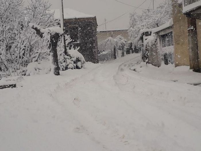 Πυκνό χιόνι στη Βλαχοκερασιά - Δείτε βίντεο! (vd)