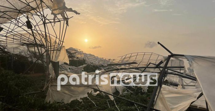 Ανεμοστρόβιλος διέλυσε τα πάντα στη Νότια Ηλεία (εικόνες)