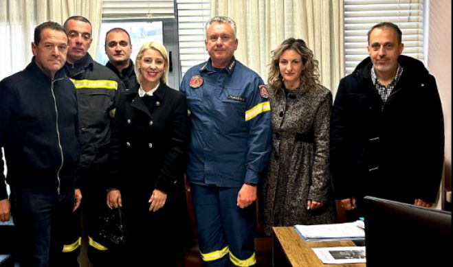 Με τον Πύραρχο Γραφάκο συναντήθηκε η διοίκηση της ΔΕΕΠ ΝΔ Αρκαδίας