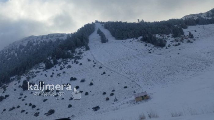 Σαββατοκύριακο με ανοιχτό Χιονοδρομικό στο Μαίναλο!